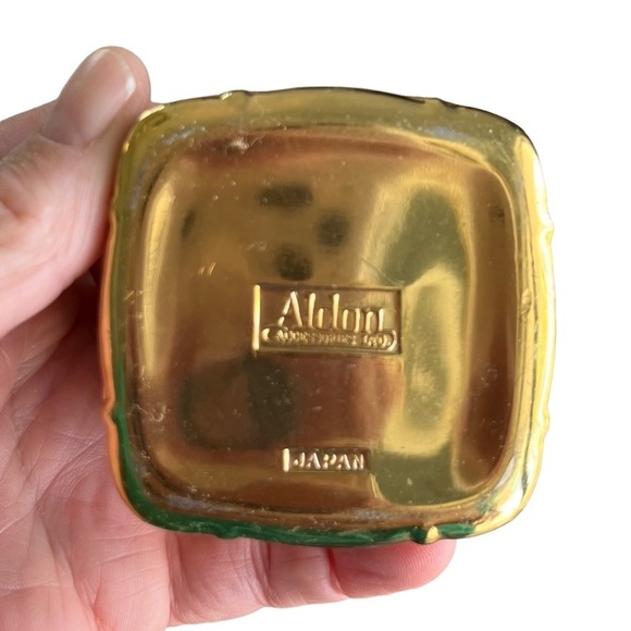 Aldon Japan Woven Brass Basket Trinket Dish with Bird - Picture 6 of 7